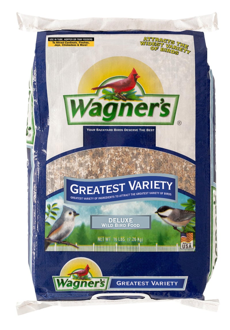 Wagner's 62059 Greatest Variety Blend Wild Bird Food, 16-Pound Bag - Image 1